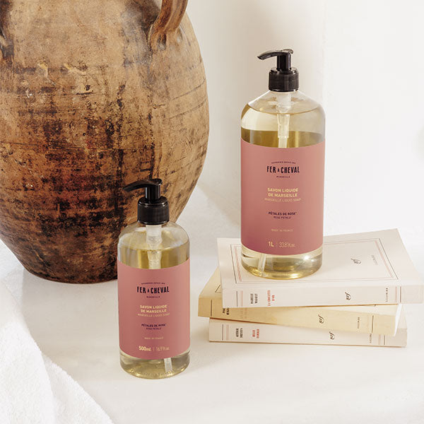 Marseille Liquid Soap Rose Petals 1L