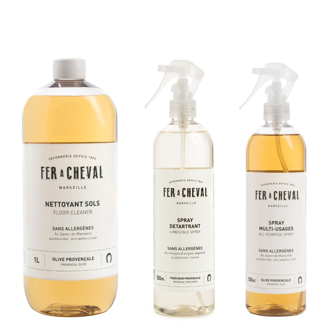 Healthy Home Trio: Floor Cleaner and Descaler & Multi-Use Spray