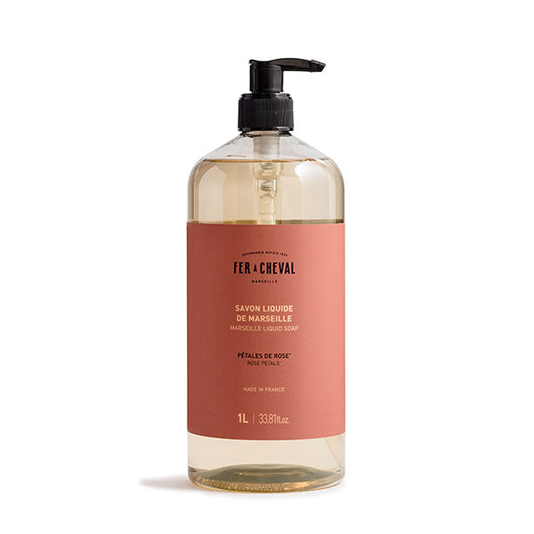 Marseille Liquid Soap Rose Petals 1L