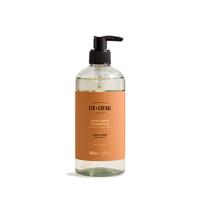 Marseille Liquid Soap Amber Jasmine 500ml