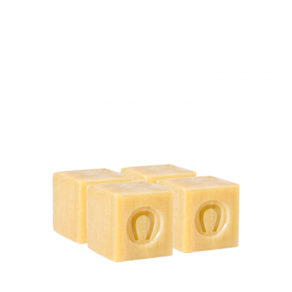 Set of 4 Vegetable Cube Marseille Soaps without Case 100g
