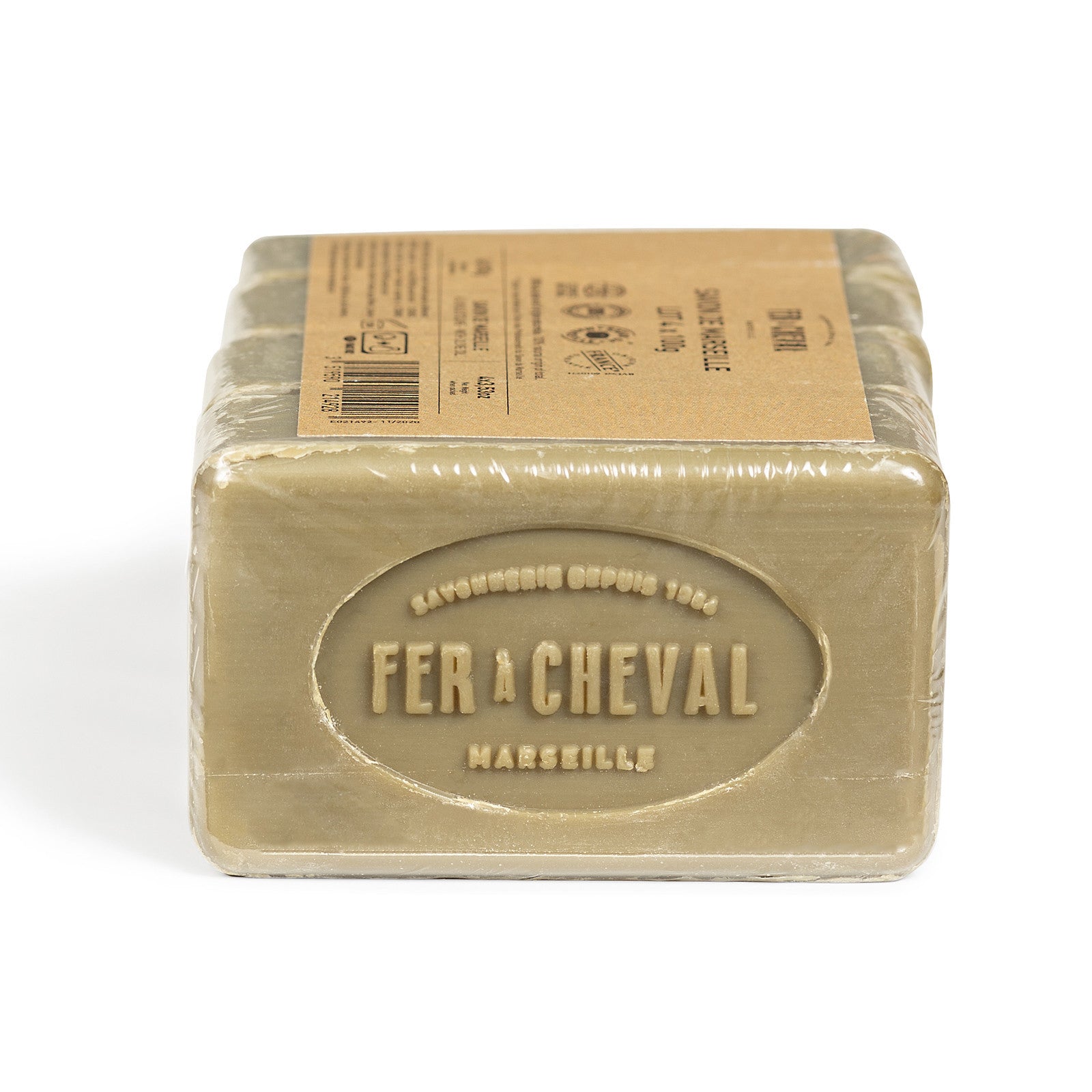 Marseille Soap Pur Olive Batch 4x100g - Savonnerie Fer à Cheval