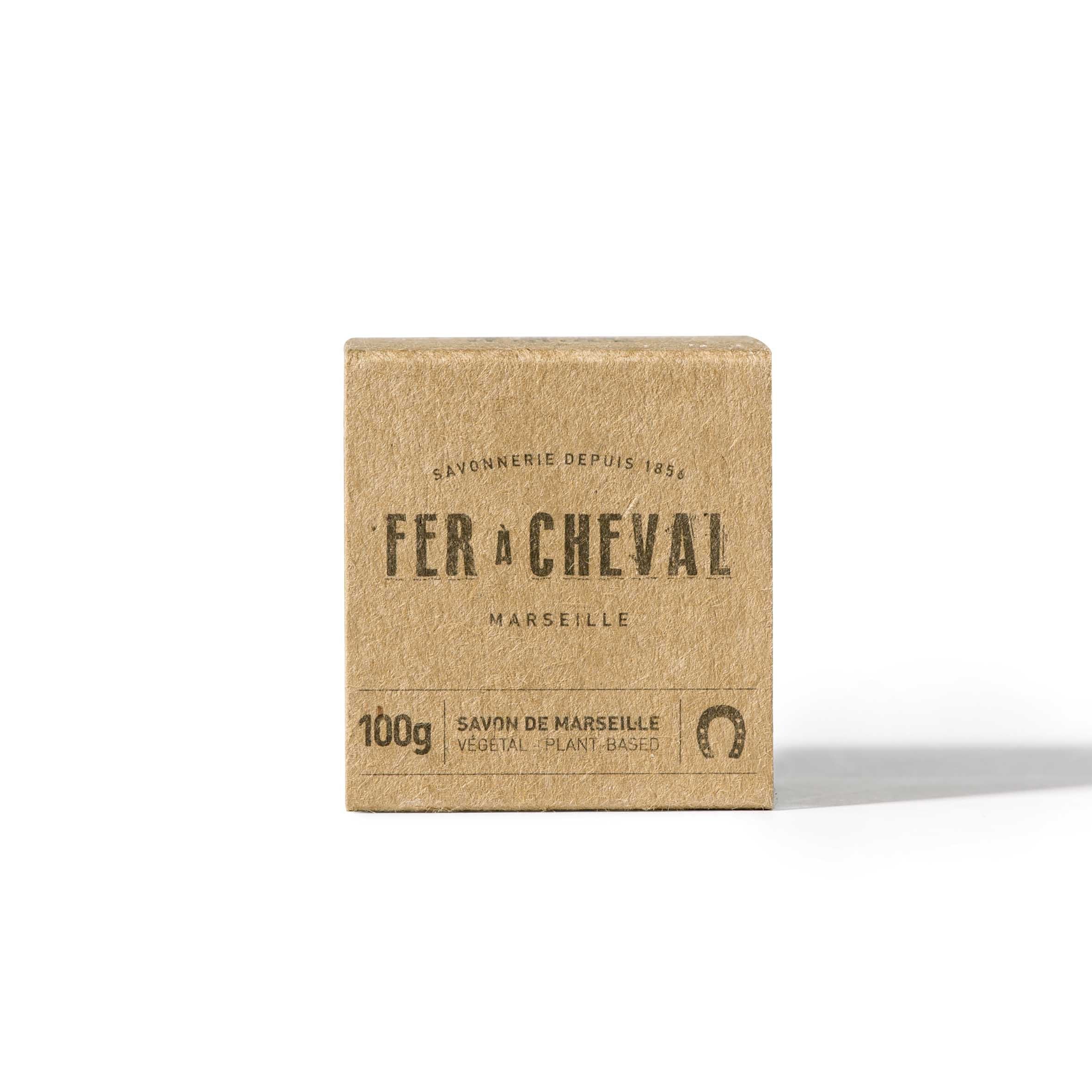 Marseille Soap Cube 100g - Fer à Cheval Soapery