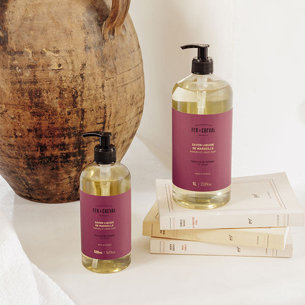 Marseille Liquid Soap Fig Leaves 1L