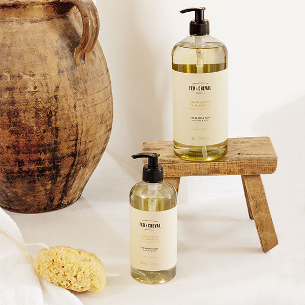 Marseille Liquid Soap White Tea & Yuzu 1L