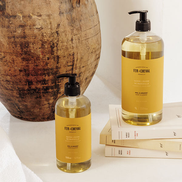 Marseille Liquid Soap Honey & Almond 500ml