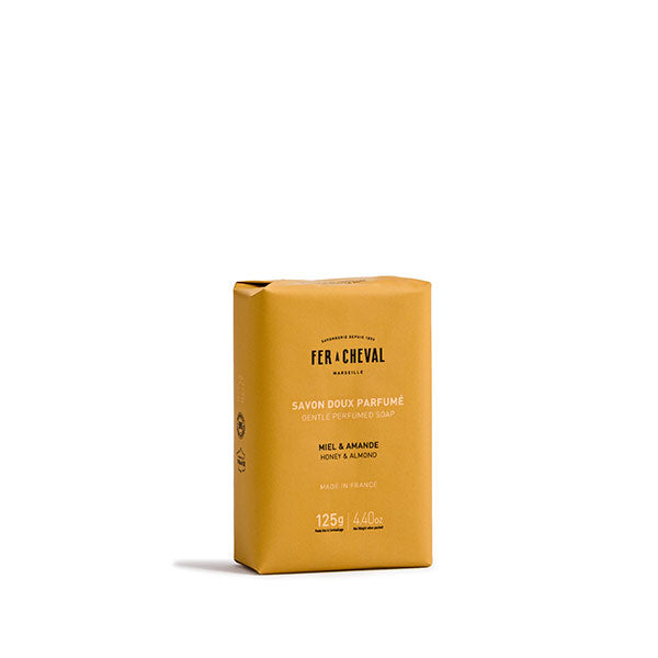 Savon Doux Parfumé Miel & Amande 125g - Savonnerie Fer à Cheval