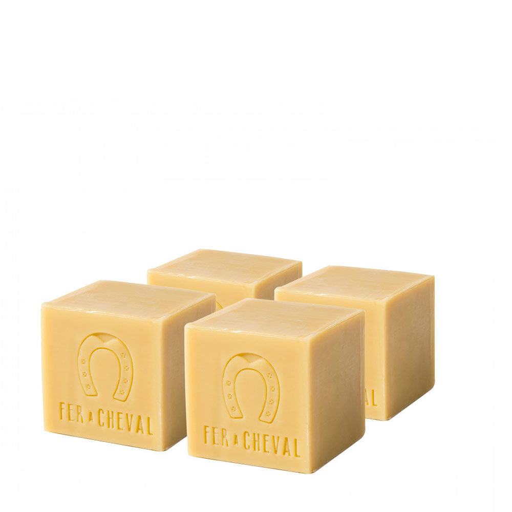 Set of 4 Vegetable Cube Marseille Soaps 300g case-free