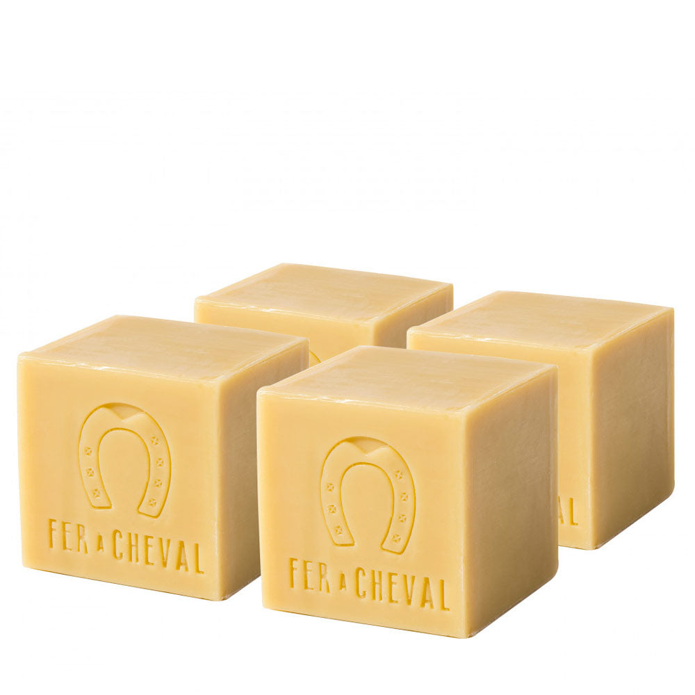 Set of 4 Vegetable Cube Marseille Soaps 600g without case