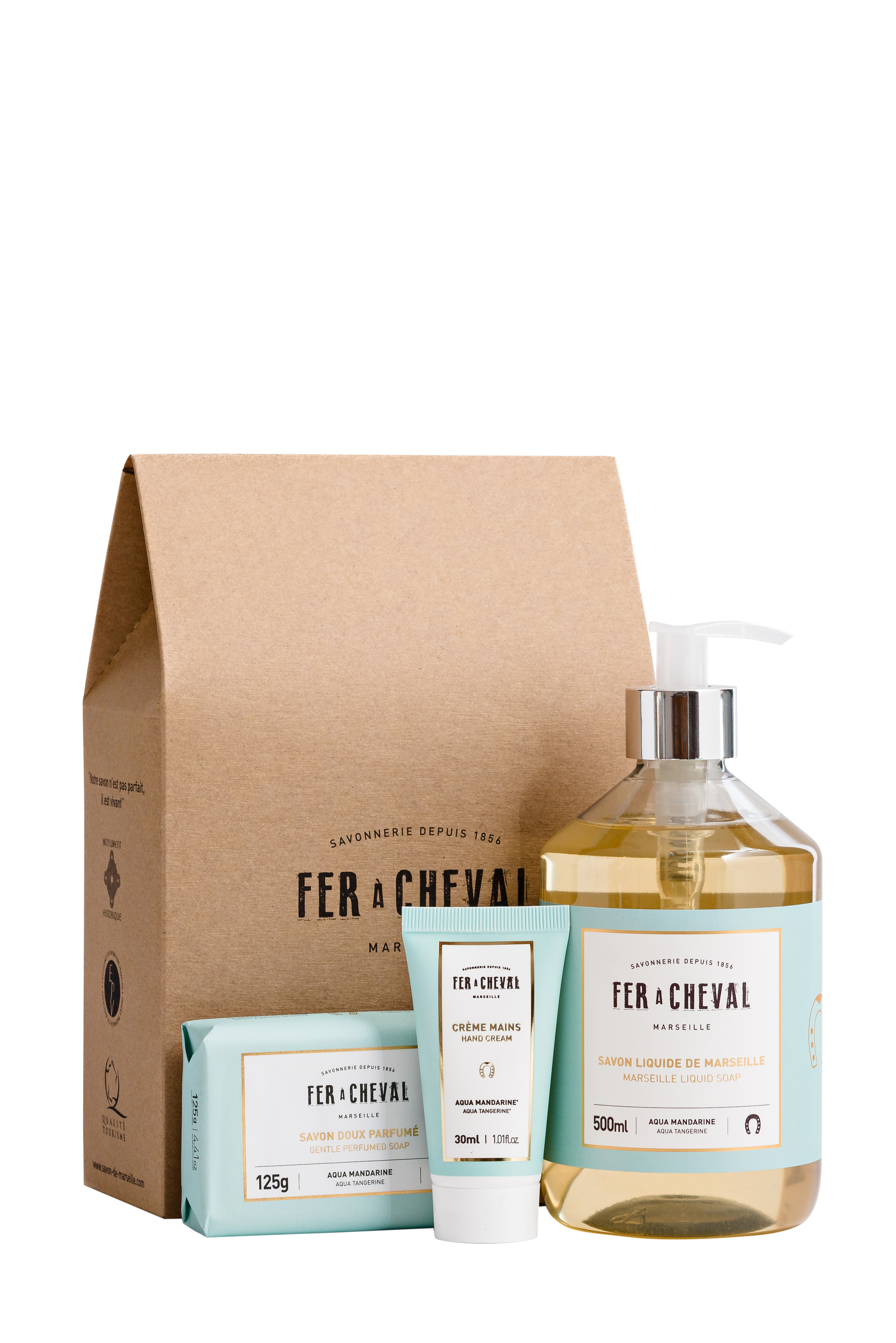 Routine Parfumée à composer : Savon liquide 500 ml + Savon Doux 125g + Crème main 30ml