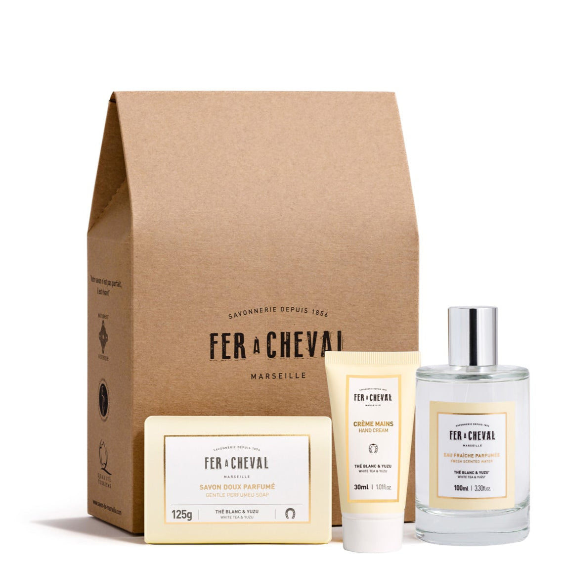 Cadeau parfumée à Composer : Eau Fraîche  | Savon Doux | Crème main