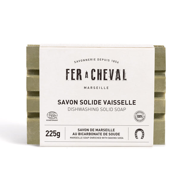 225g Soap Bar , Marseille Soap Baking Soda - Savonnerie Fer à Cheval
