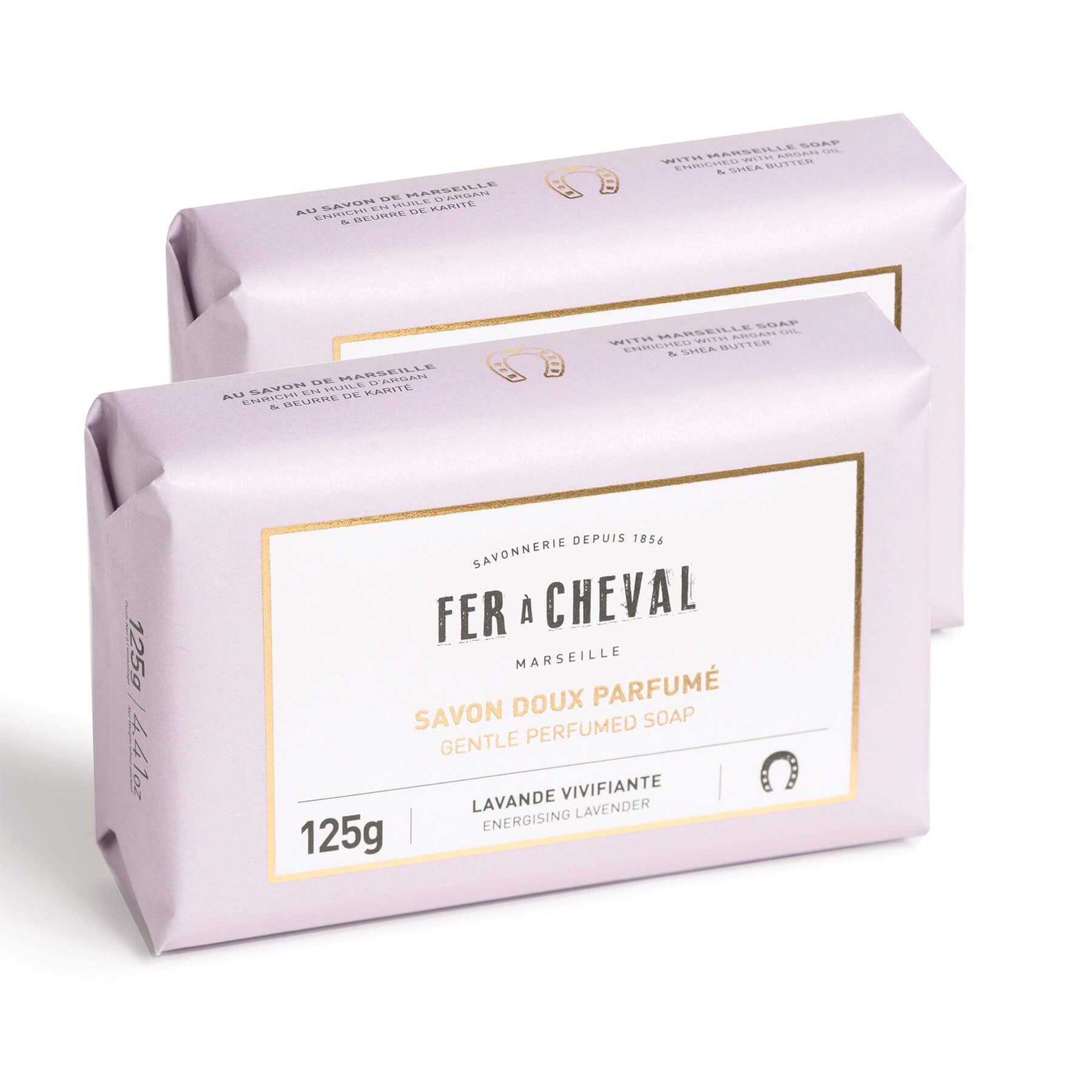 Invigorating Lavender Scented Gentle Soap Duo 125g