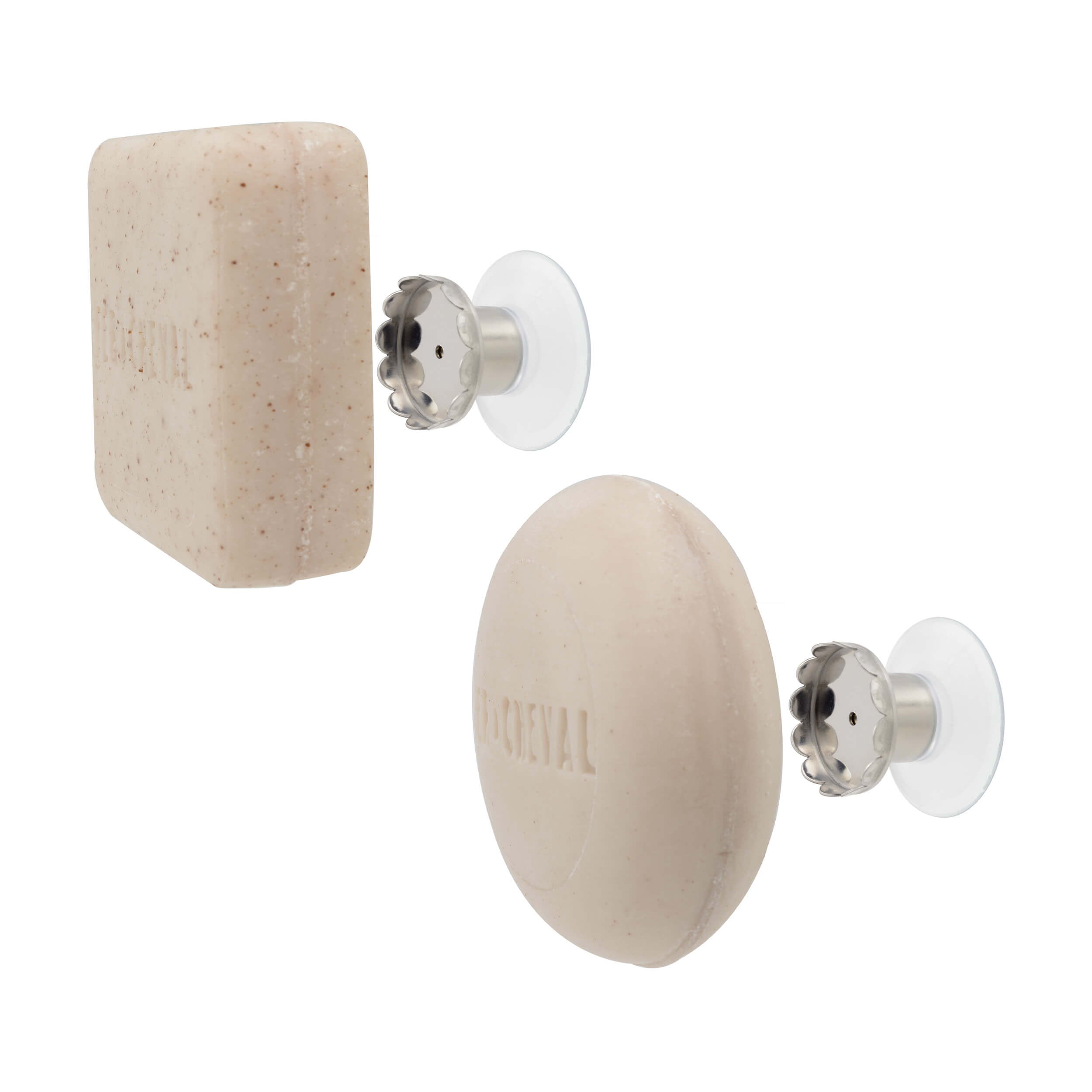 Gentle Shampoo & Mild Solid Cleaner Kit with 2 Magnetic Soap Holders