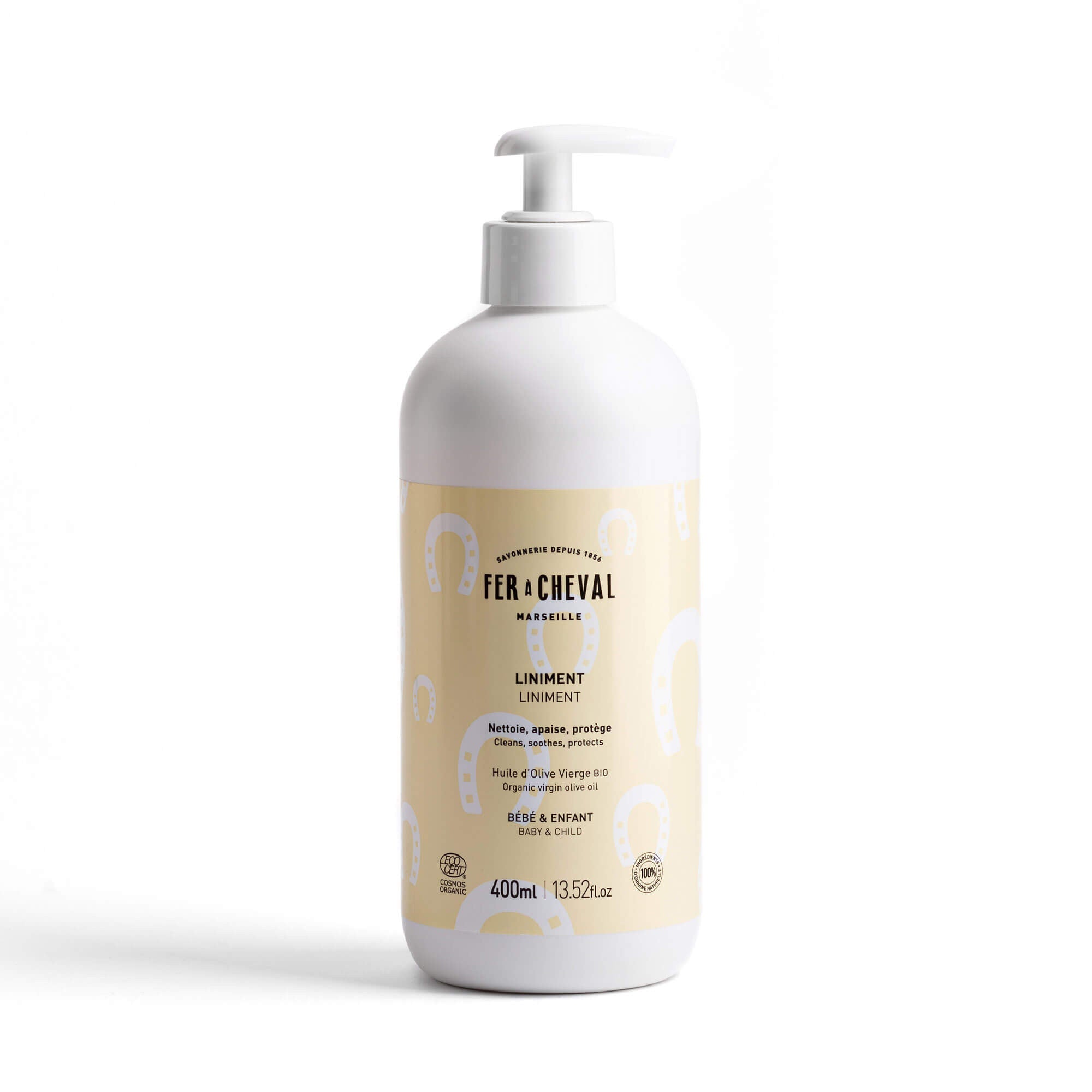 Les Indispensables pour Bébé Liniment 400 ml - Savonnerie Fer à Cheval - Baby range