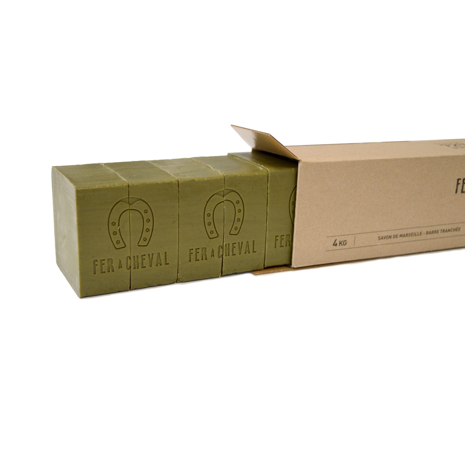 Savon de Marseille Barre Pur Olive 4kg Tranchée