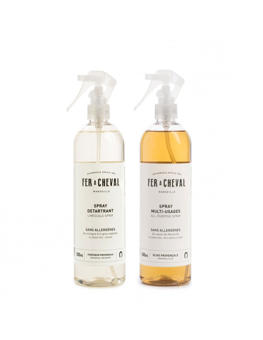 The magic DUO for the home. Your surface cleaner and descaler. Ideal in spray format.